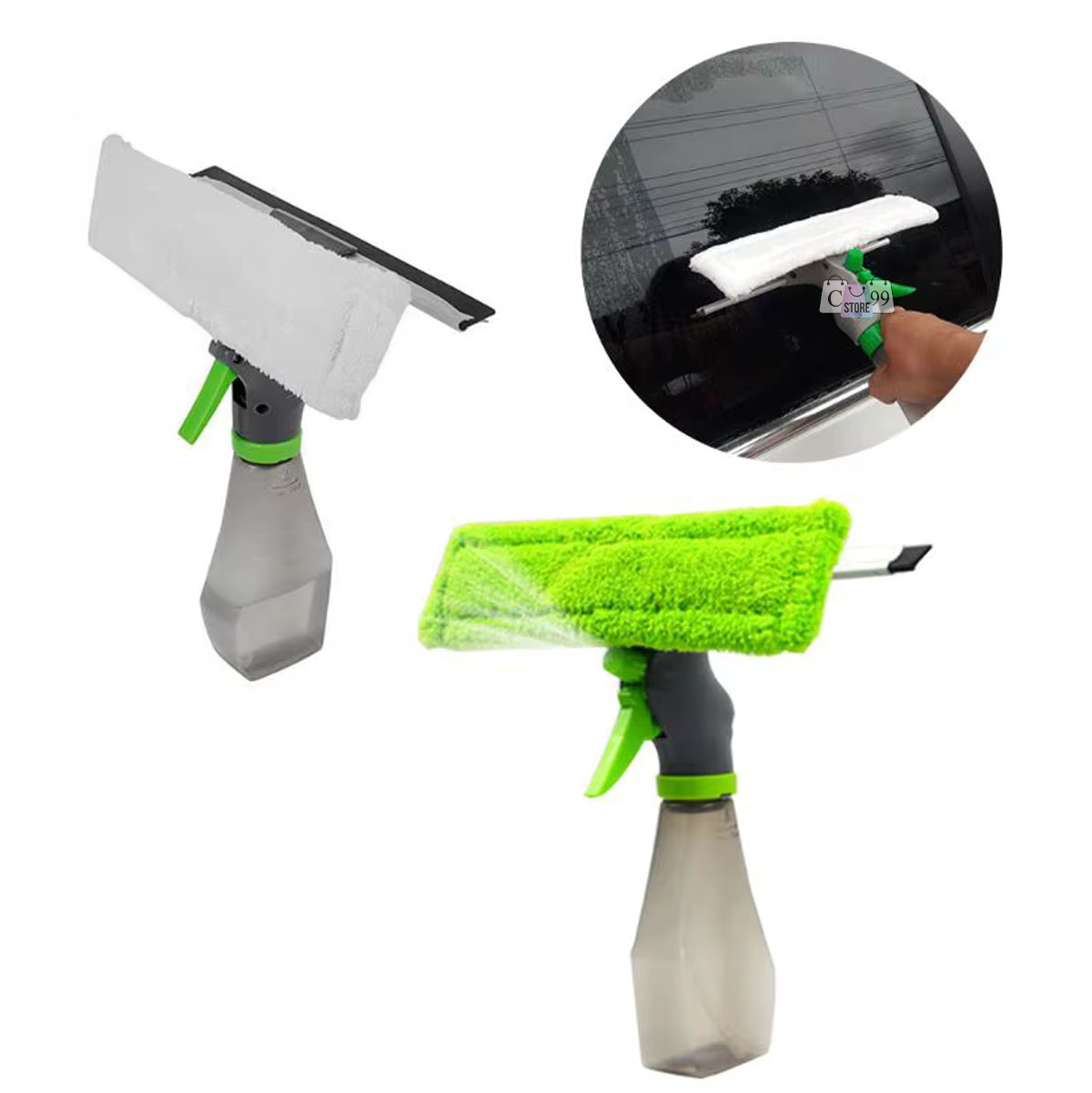 Miniatura 5 de Limpia Vidrios Con Atomizador 3 en 1